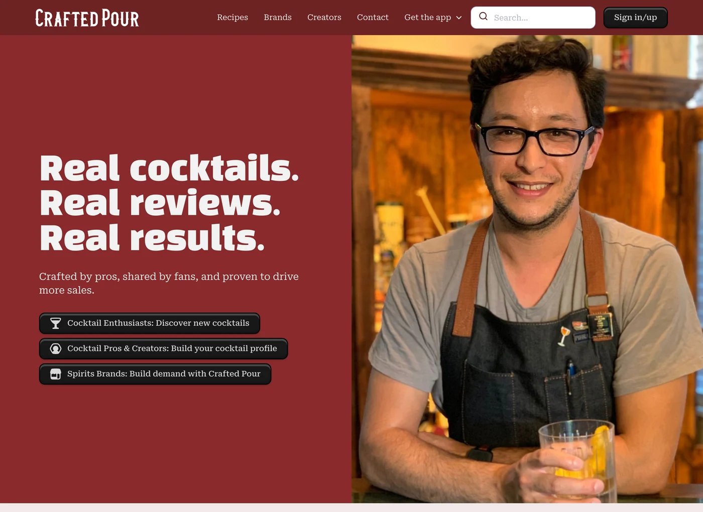 Homepage hero